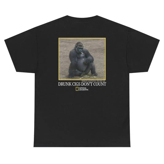 DRUNK CIGS DONT COUNT T SHIRT